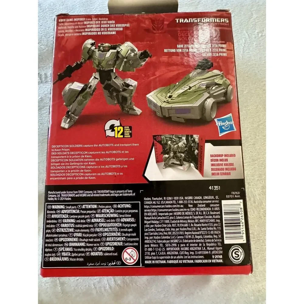 Transformers WAR CYBERTRON: Studio Series  Decepticon Soldier #08 New Sealed NIB - Picture 2 of 6